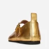 Metalliske Mary Jane Flats Metalliske Mary Jane Flats