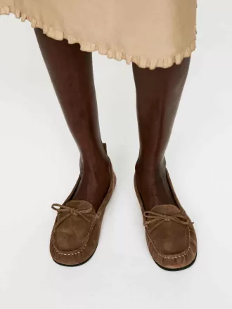 Moccasin Loafers i ruskind Moccasin Loafers i ruskind