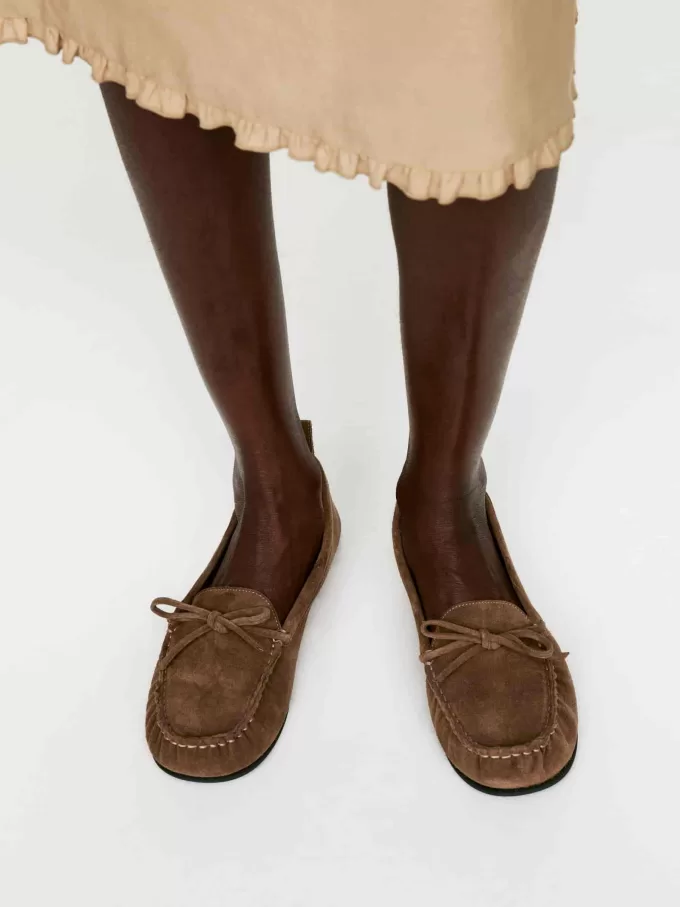 Moccasin Loafers i ruskind