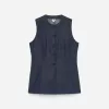 Monteret denim vest Monteret denim vest