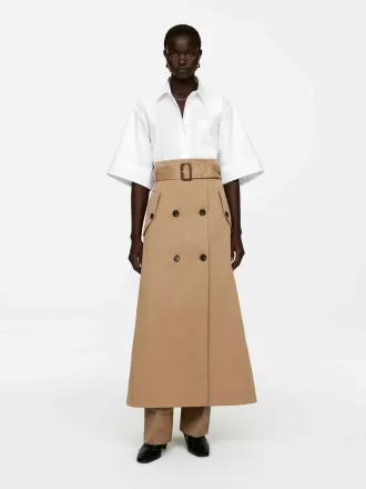 Omslag midi nederdel