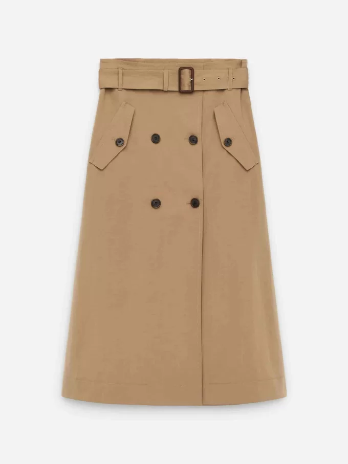 Omslag midi nederdel Omslag midi nederdel