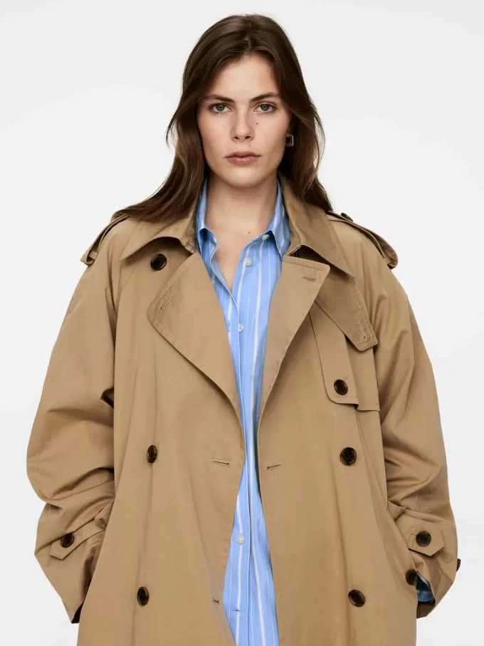 Oversized bomuldsskjorte