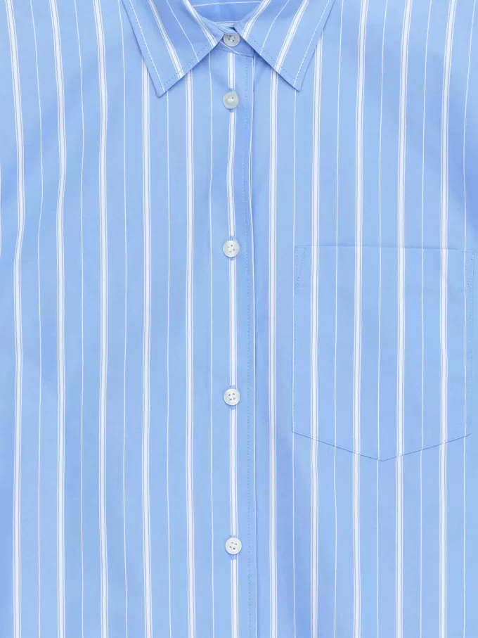 Oversized bomuldsskjorte