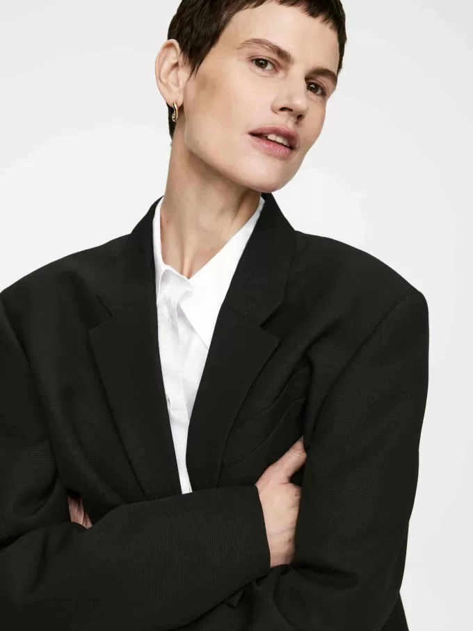 Oversized bomuldsskjorte Oversized bomuldsskjorte