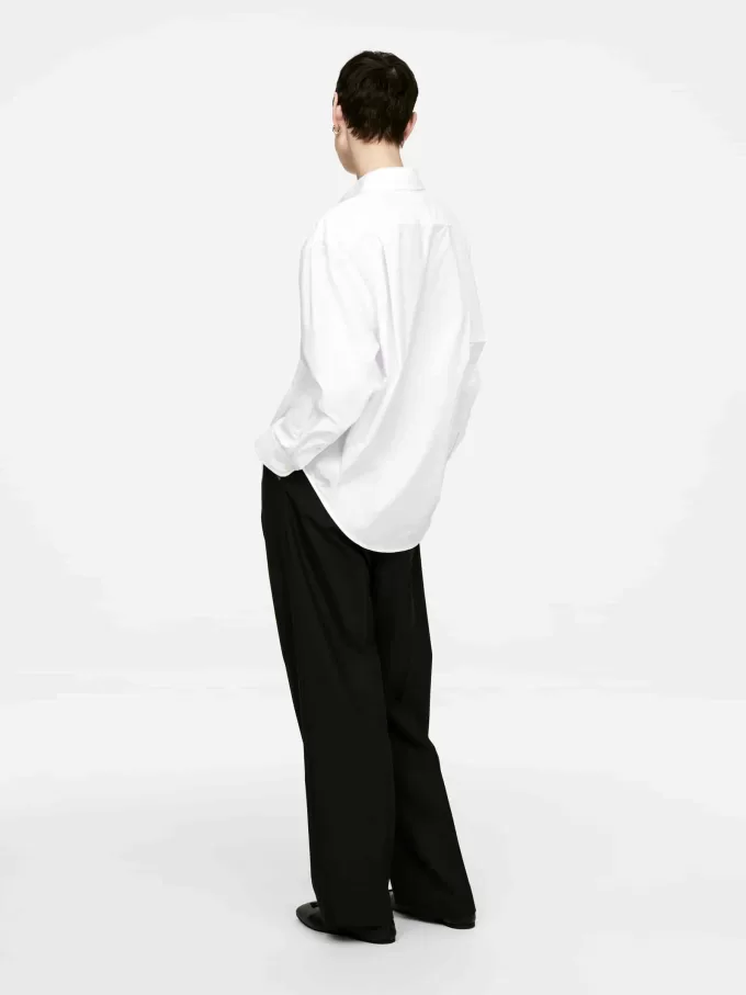 Oversized bomuldsskjorte Oversized bomuldsskjorte