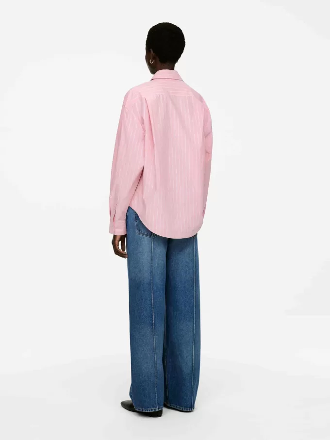 Oversized bomuldsskjorte Oversized bomuldsskjorte