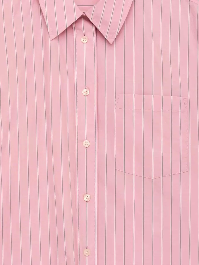 Oversized bomuldsskjorte Oversized bomuldsskjorte