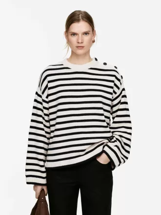 Oversized bomuldstrøje