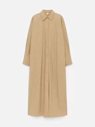 Oversized skjortekjole