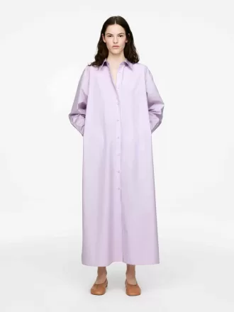 Oversized skjortekjole