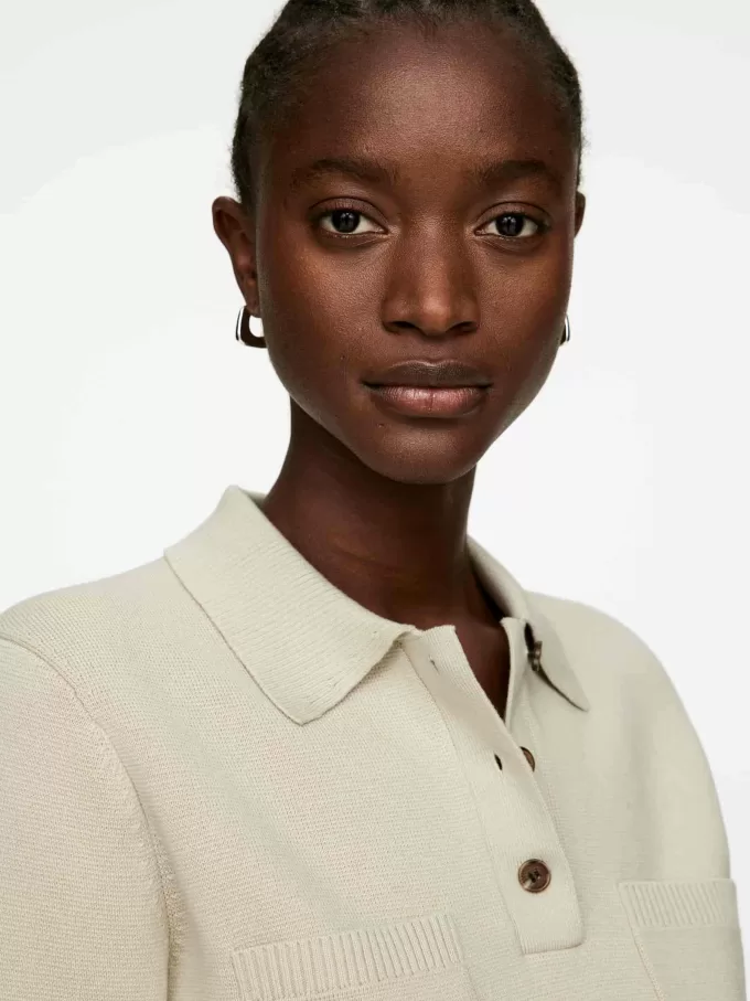 Poloskjorte i bomuld Poloskjorte i bomuld