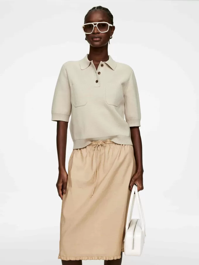 Poloskjorte i bomuld Poloskjorte i bomuld