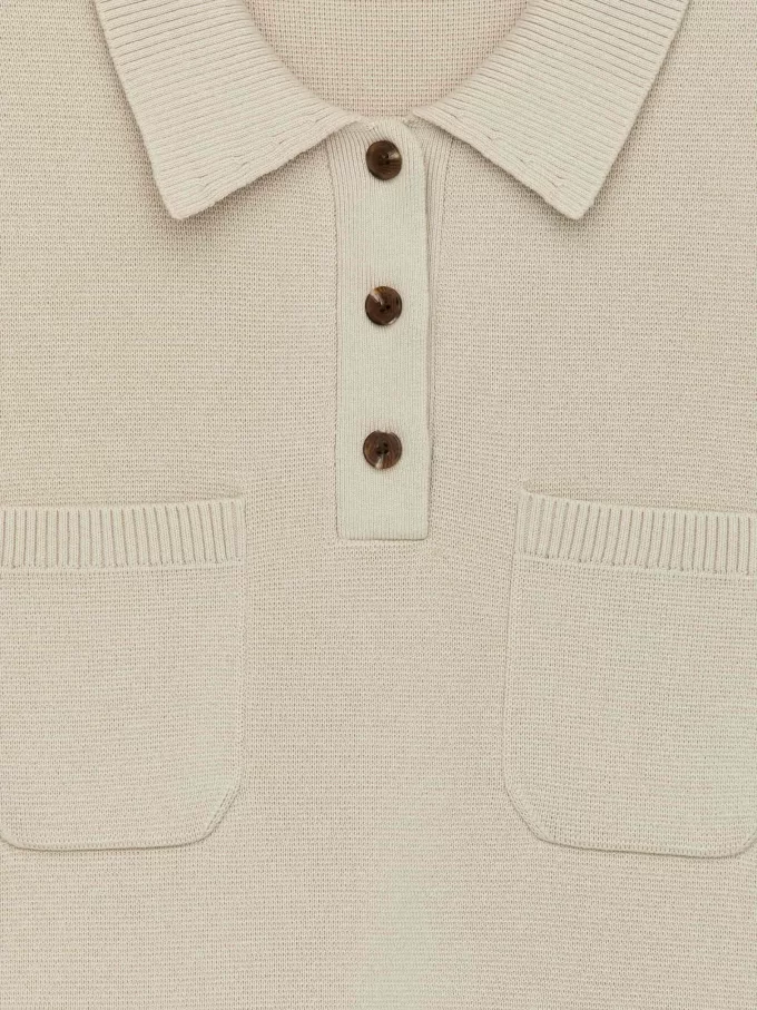 Poloskjorte i bomuld Poloskjorte i bomuld