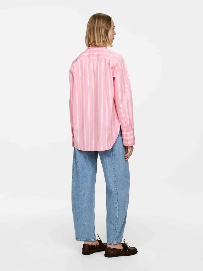 Popover bomuldsskjorte Popover bomuldsskjorte