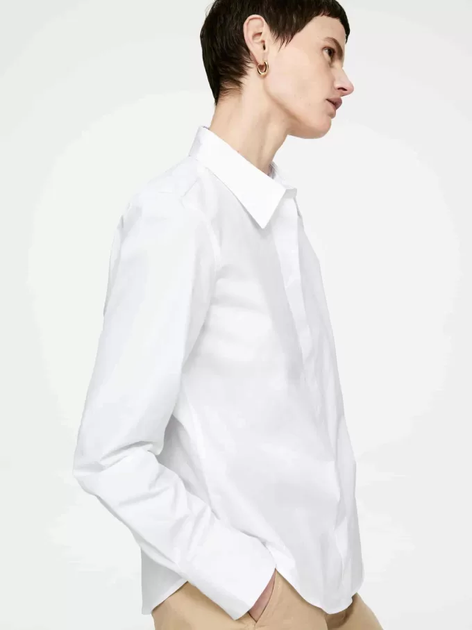 Regular-Fit Poplin skjorte
