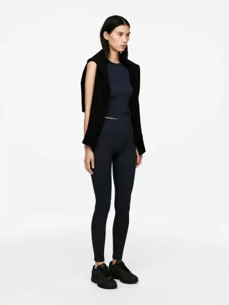 Ribbede sømløse strømpebukser