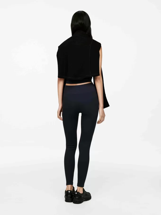 Ribbede sømløse strømpebukser