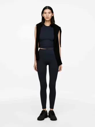 Ribbede sømløse strømpebukser