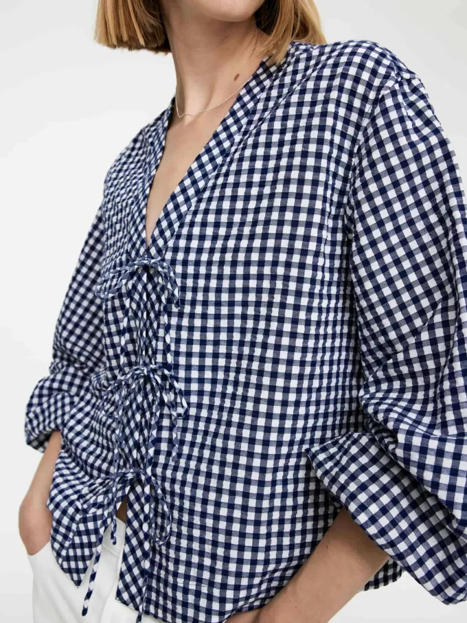 Seersucker bluse Seersucker bluse