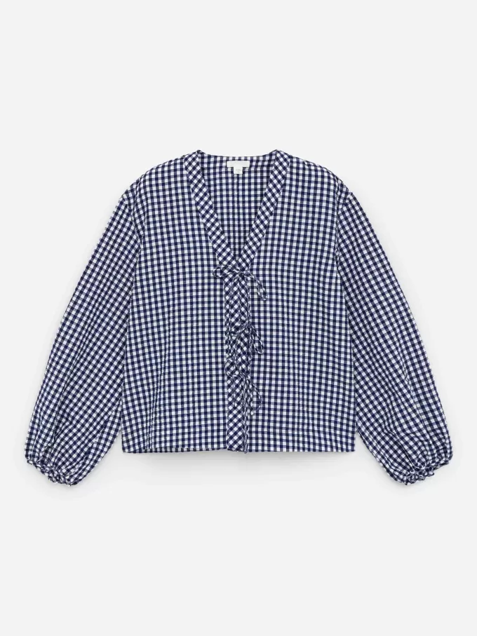 Seersucker bluse Seersucker bluse