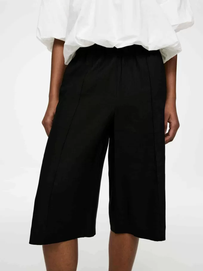 Shorts i hørblanding Shorts i hørblanding