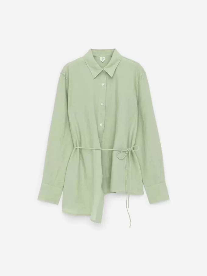 Slå om linned skjorte