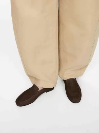 Slanke suede loafers