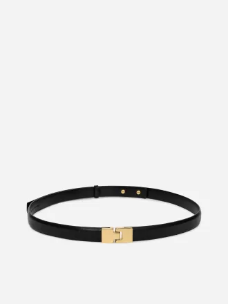 Spænde læderbælte