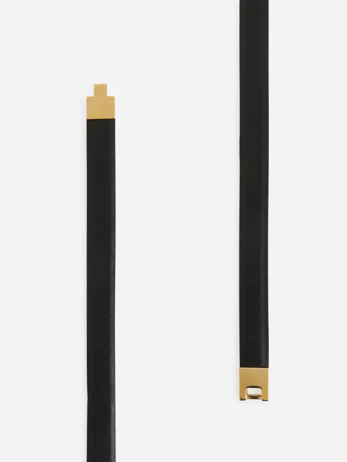 Spænde læderbælte Spænde læderbælte