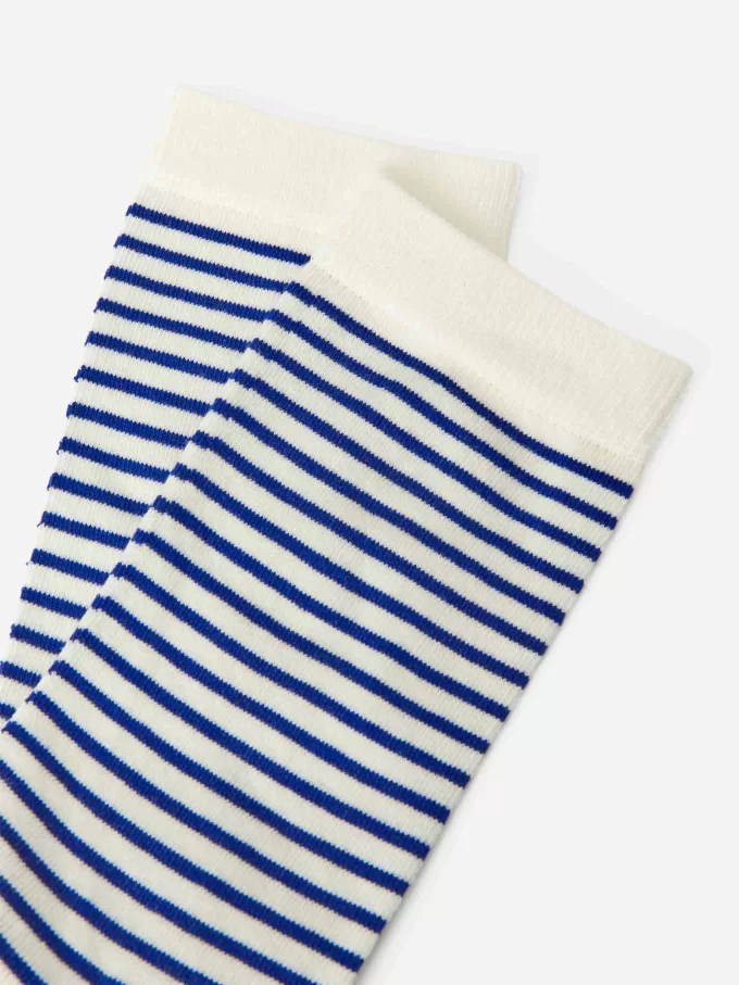 Stribede bomuldsstrømper Stribede bomuldsstrømper