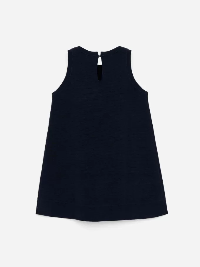 Strikket A-line kjole