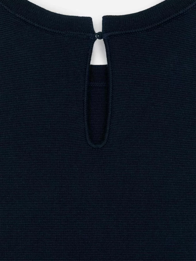 Strikket A-line kjole