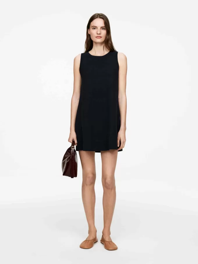 Strikket A-line kjole