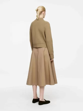 Strikket bomuldsjakke Strikket bomuldsjakke