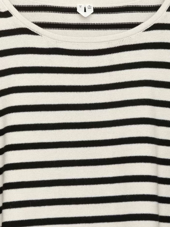 Strikket bomuldstrøje Strikket bomuldstrøje