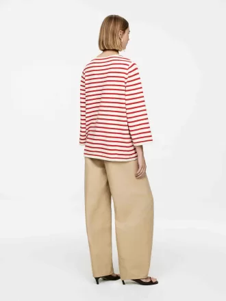 Strikket bomuldstrøje