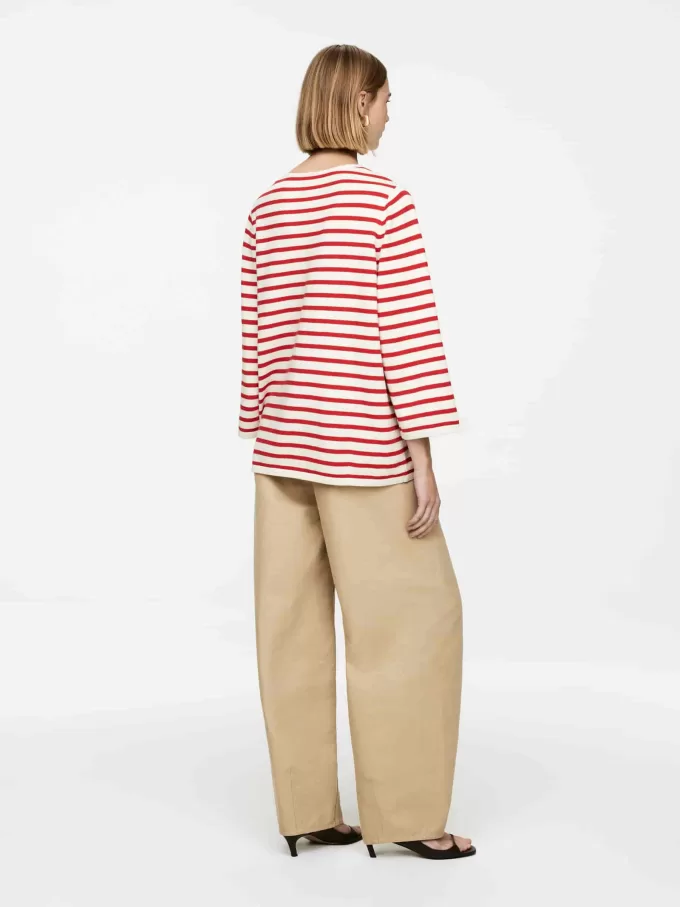 Strikket bomuldstrøje Strikket bomuldstrøje