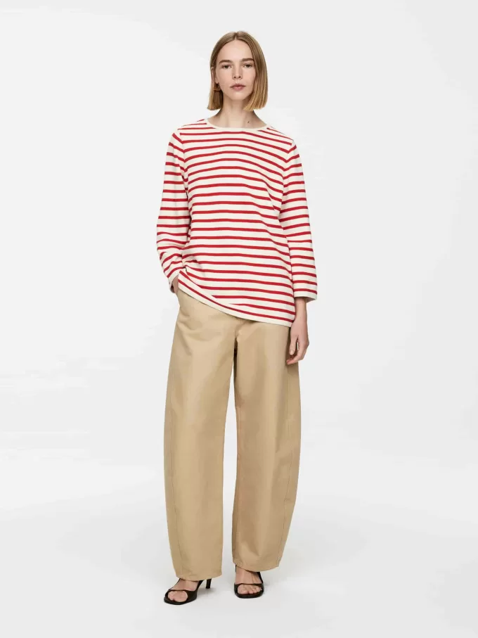 Strikket bomuldstrøje Strikket bomuldstrøje