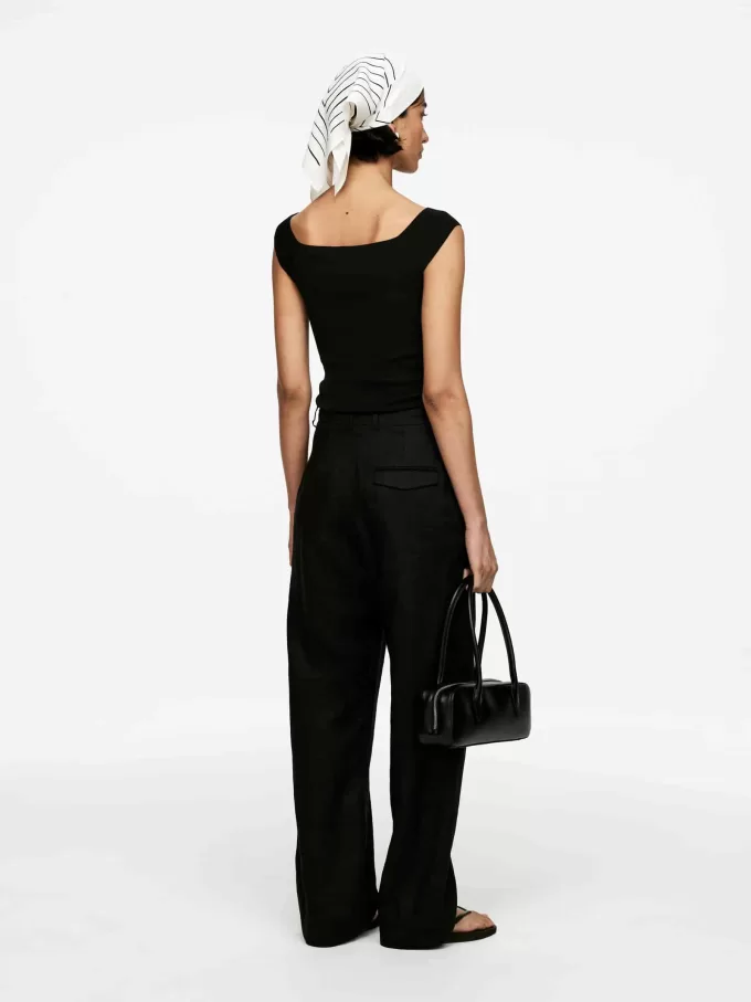 Strikket off-shoulder top