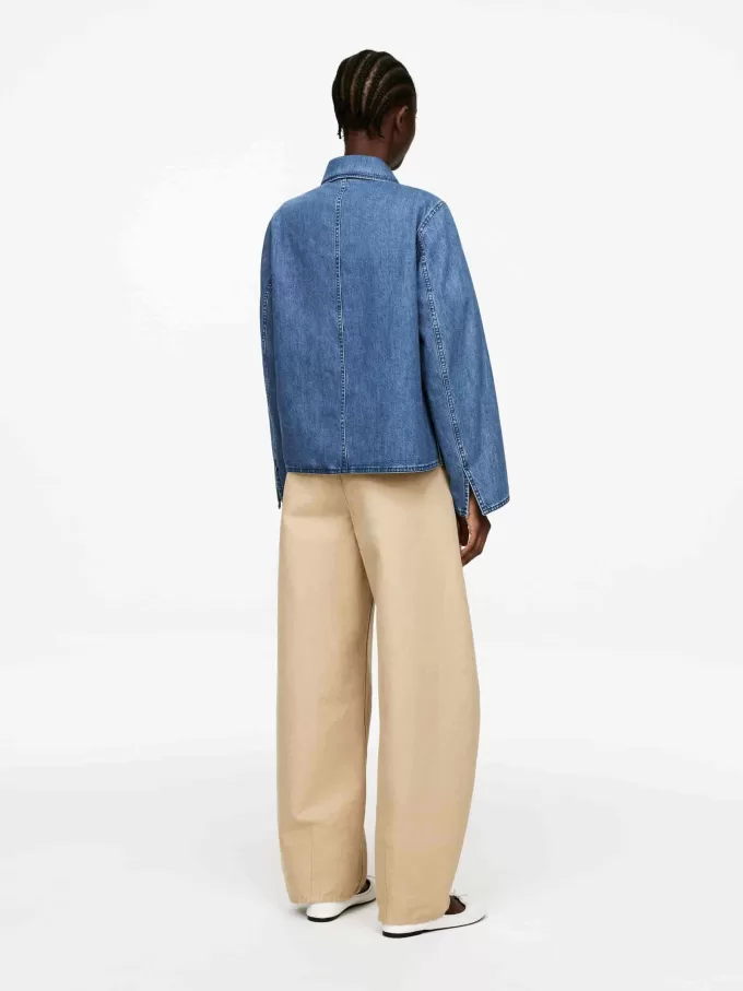 Tie-Band Denim Overshirt Tie-Band Denim Overshirt