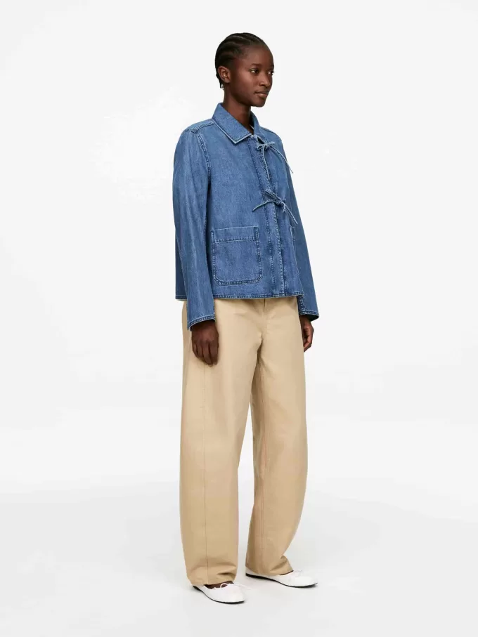 Tie-Band Denim Overshirt Tie-Band Denim Overshirt