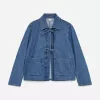Tie-Band Denim Overshirt Tie-Band Denim Overshirt