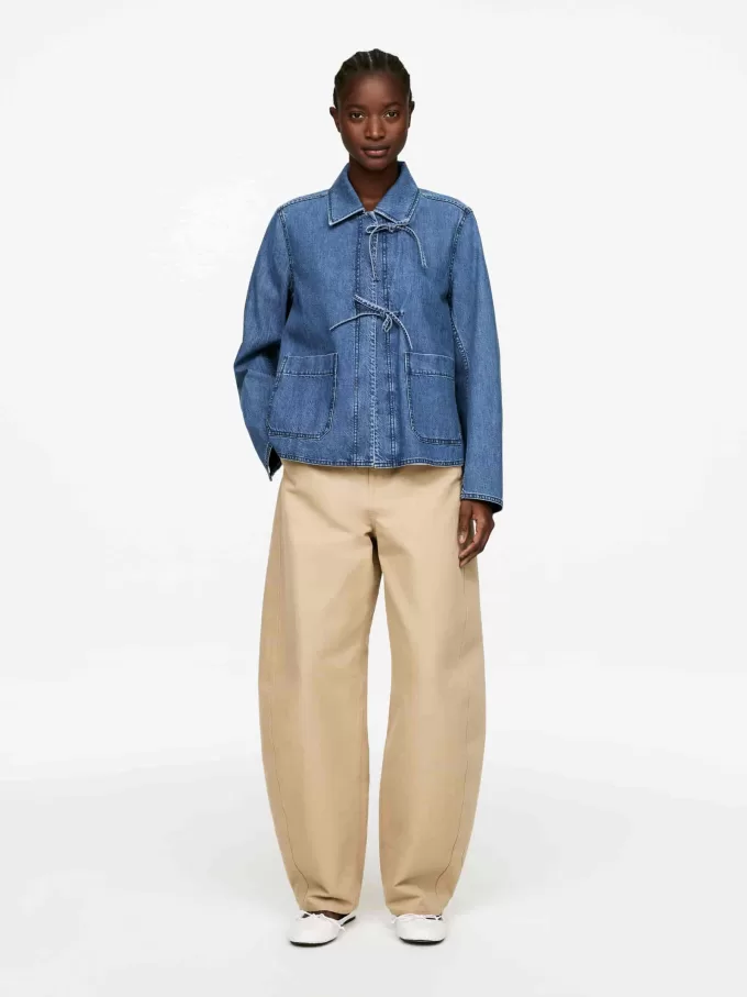 Tie-Band Denim Overshirt Tie-Band Denim Overshirt