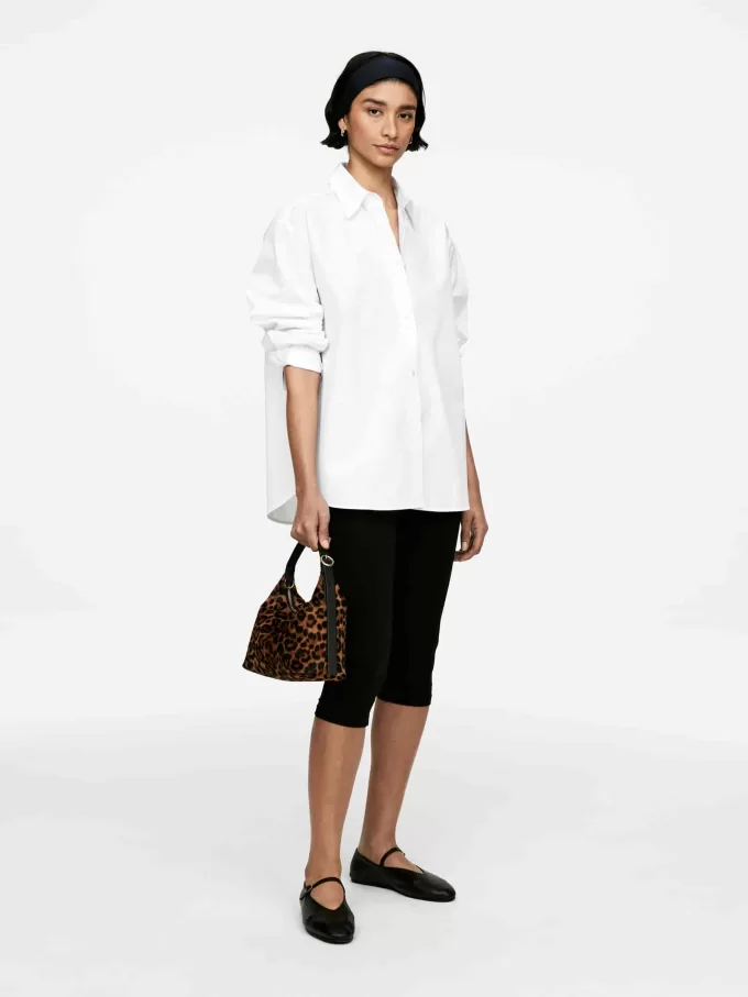 To-vejs Poplin skjorte