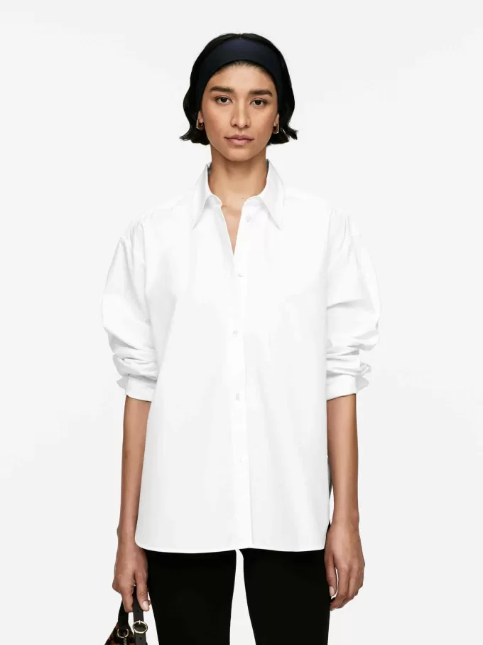 To-vejs Poplin skjorte