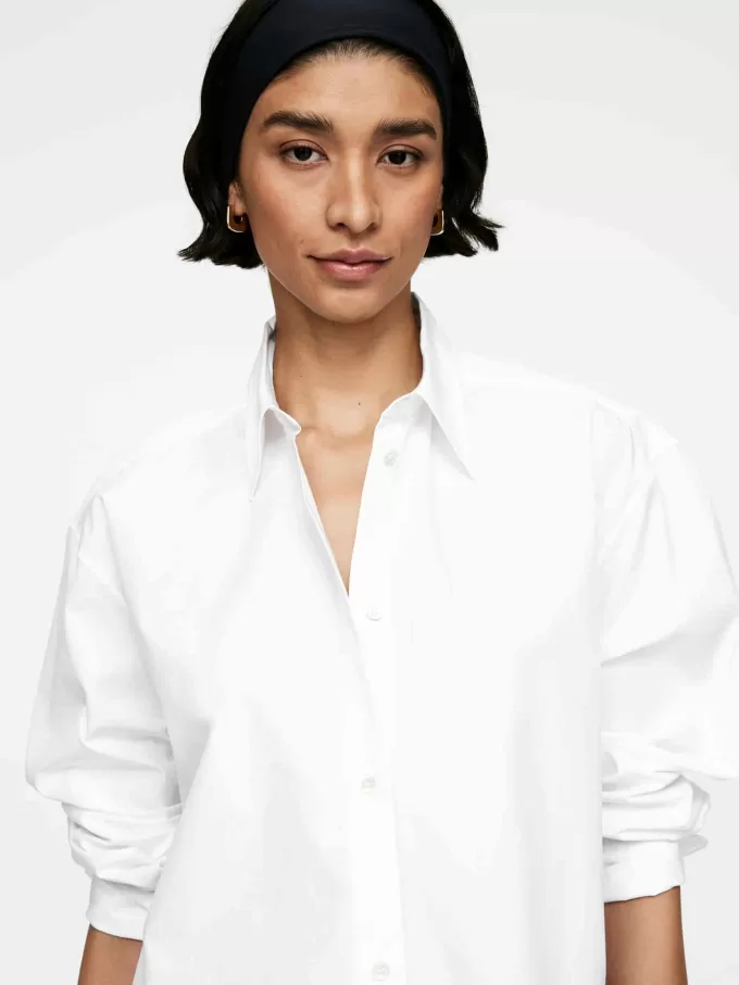 To-vejs Poplin skjorte