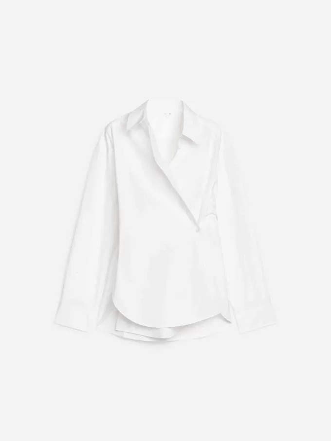 To-vejs Poplin skjorte