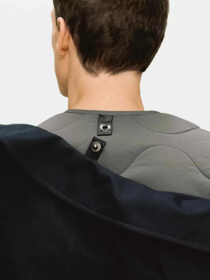 2-i-1 mellemlængde bilfrakke