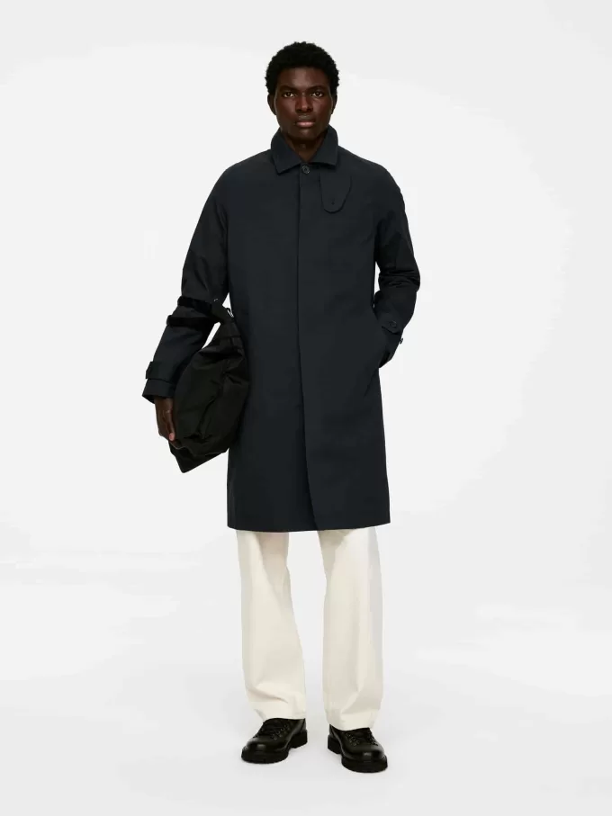 2-i-1 mellemlængde bilfrakke